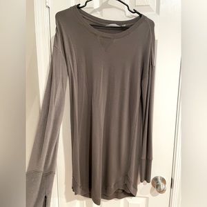 Soft brown athletes sweatshirt dress